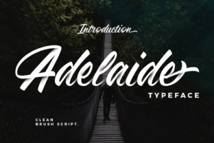 Adelaide: A Script Font for Editorial Design and Branding