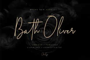Bath Oliver: A Script Font for Campaign Creativity
