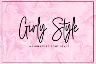 Girly Style: A Font for Fashionable Editorial Design