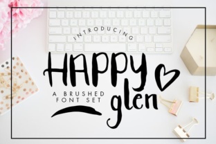 Happyglen: A Font That Breathes Life Into Editorial Design