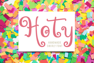 Hoty: A Script Font That Elevates Your Craft Projects