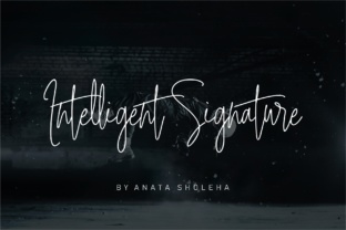 Intelligent Signature: A Font That Speaks in Style