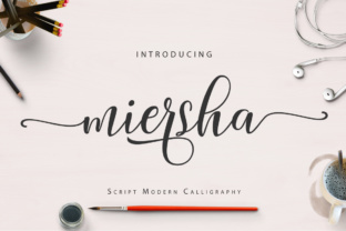 Miersha: The Script Font That Elevates Your Brand’s Visual Story