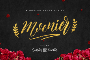 Moenier: A Script Font for Modern Web Design