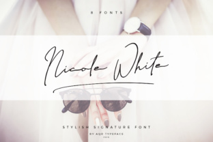 Nicole White: A Timeless Script Font for Editorial Design