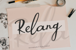 Relang: A Script Font That Breathes Life Into Your Creations