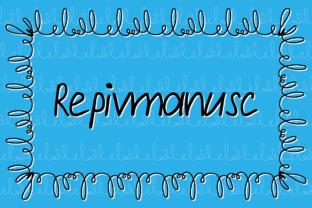 Repivmanusc: A Handwritten Script Font for Web Design