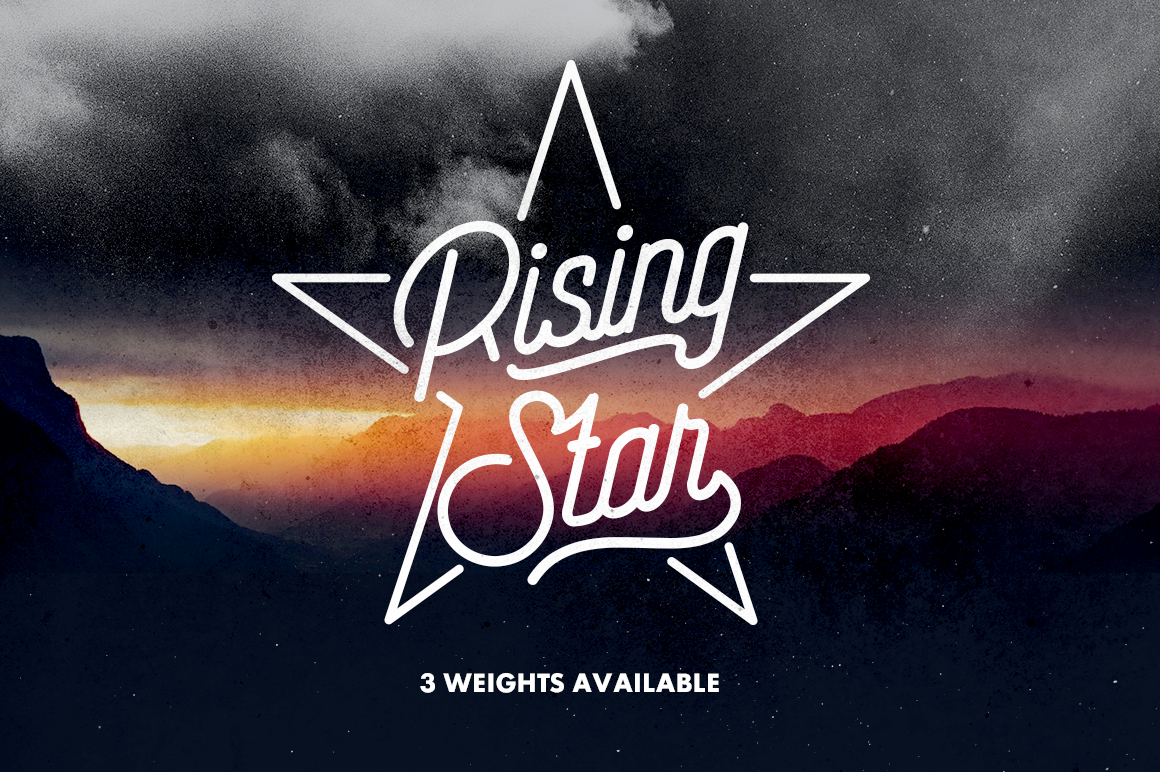 Rising Star: A Font That Brings Adventure to Branding