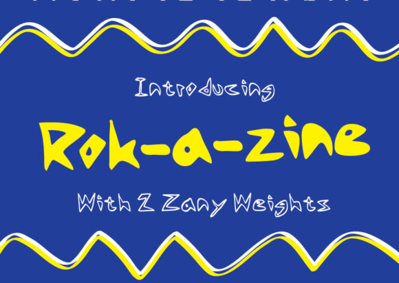 Rok-a-zine: A Font with Grit and Charm